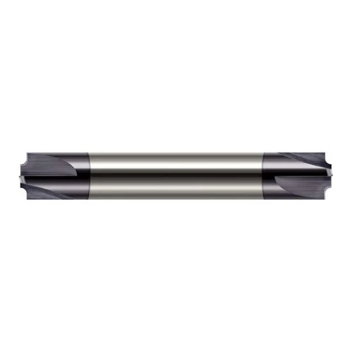 Harvey Tool 68050-C3 | 1/4" Diameter x 1/4" Shank x 2" OAL 0.1070" Tip Diameter 4FL AlTiN Coated Solid Carbide Double End Corner Rounding End Mill