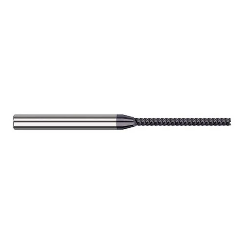Harvey Tool 68562-C6 | 1/16" Diameter x 1/8" Shank x 3/4" LOC x 2-1/2" OAL 5FL AlTiN Nano Coated Carbide Single End Mill