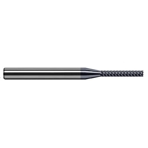 Harvey Tool 68962-C6 | 1/16" Diameter x 1/8" Shank x 0.9500" LOC x 2-1/2" OAL 5FL AlTiN Nano Coated Carbide Single End Mill