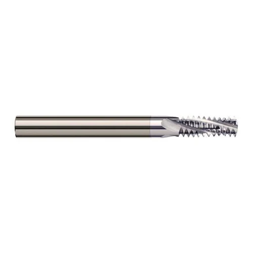 Harvey Tool 70028-C8 | 8-32 Thread 0.1150" Cutting Diameter 3FL TiB2 Coated Carbide Helical Flute Thread Mill