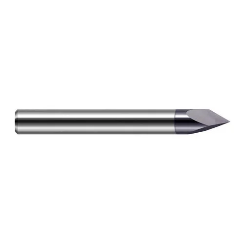 Harvey Tool 822015-C3 | 30 Degree Point Angle 3/16" Shank x 0.3500" LOC x 2" OAL AlTiN Coated Solid Carbide Pyramid Point Engraving Cutter