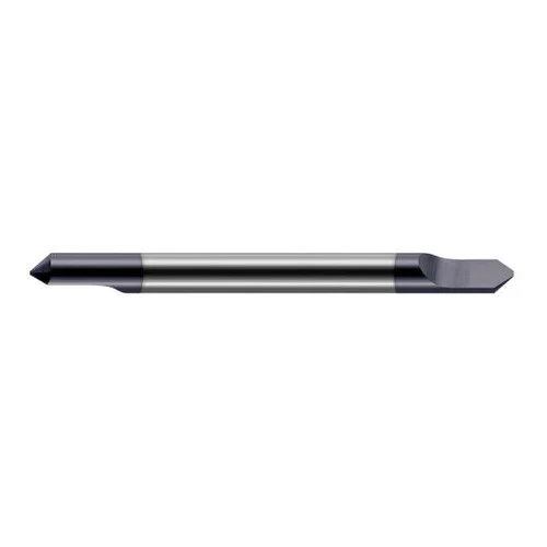 Harvey Tool 834308-C3 | 1/8" Diameter x 1/8" Shank x 0.2240" LOC x 2" OAL AlTiN Coated Solid Carbide Double End Tipped Off Engraving Cutter