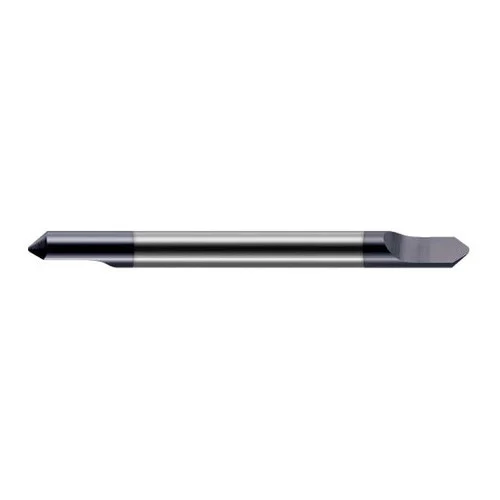Harvey Tool 834408-C3 | 30 Degree Point Angle 1/8" Shank x 0.2190" LOC x 2" OAL AlTiN Coated Solid Carbide Radius Point Engraving Cutter
