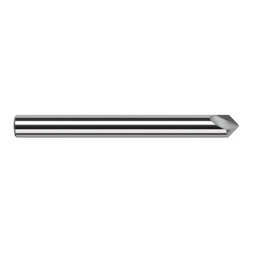 Harvey Tool 847145 | 90 Degree Point Angle 1/8" Shank x 0.0600" LOC x 1-1/2" OAL Uncoated Solid Carbide Radius Point Engraving Cutter