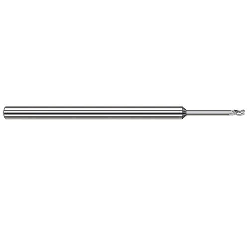 Harvey Tool 886862-C8 | 1/16" Diameter x 1/8" Shank x 3/32" LOC x 2-1/2" OAL 0.0050" Radius 3FL TiB2 Coated Carbide Corner Radius & Corner Chamfer End Mill for Aluminum Alloys
