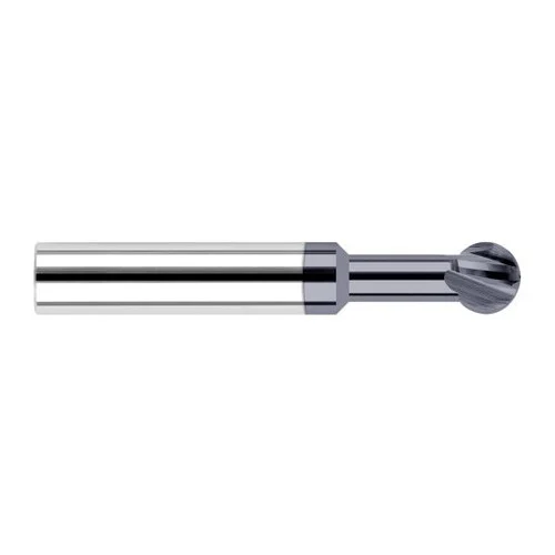 Harvey Tool 90513M-C3 | 270 Degree Sperical Ball 0.1181" Diameter x 1/8" Shank x 0.1000" LOC x 1-1/2" OAL 2FL AlTiN Coated Carbide Undercutting End Mill