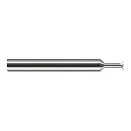 Harvey Tool 906124 | 0.3750" Diameter x 3/8" Shank x 0.0660" LOC 6FL Uncoated Solid Carbide Back Chamfer Cutter