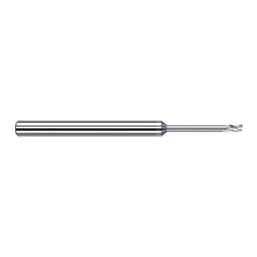 Harvey Tool 919320-C8 | 0.0200" Diameter x 1/8" Shank x 0.0300" LOC x 2-1/2" OAL 3FL TiB2 Coated Carbide Single End Mill