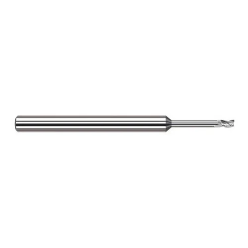 Harvey Tool 927115 | 1/64" Diameter x 1/8" Shank x 0.0230" LOC x 2-1/2" OAL 3FL Uncoated Carbide Single End Mill