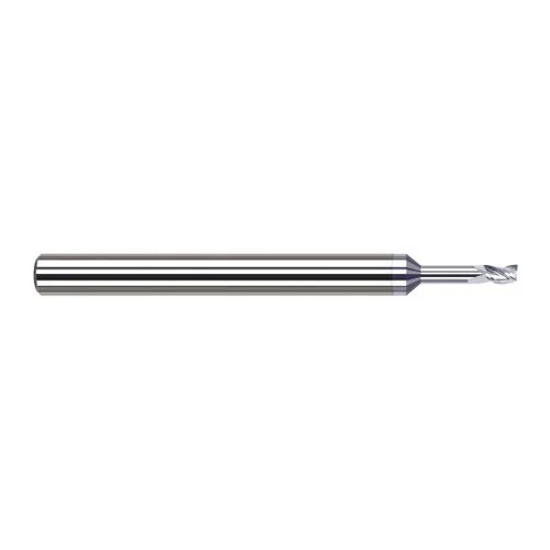 Harvey Tool 930916-C8 | 1/4" Diameter x 1/4" Shank x 3/8" LOC x 4" OAL 3FL TiB2 Coated Carbide Single End Mill