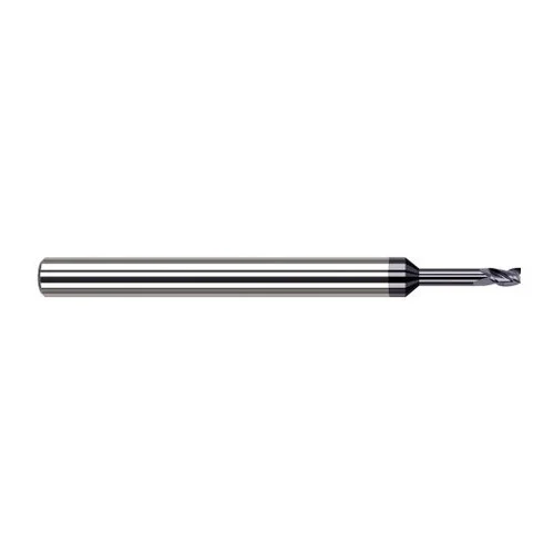 Harvey Tool 936162-C3 | 1/16" Diameter x 1/8" Shank x 3/32" LOC x 2-1/2" OAL 3FL AlTiN Coated Carbide Single End Mill