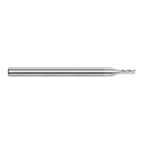 Harvey Tool 942280-C8 | 0.0800" Diameter x 1/8" Shank x 0.2400" LOC x 1-1/2" OAL 3FL TiB2 Coated Carbide Single End Mill