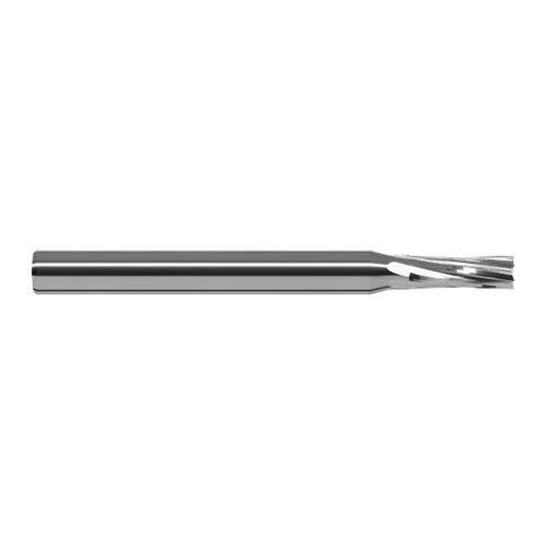 Harvey Tool 944824 | 3/8" Diameter x 3/8" Shank x 1-1/8" LOC x 3" OAL 10FL Uncoated End Mill for Composites