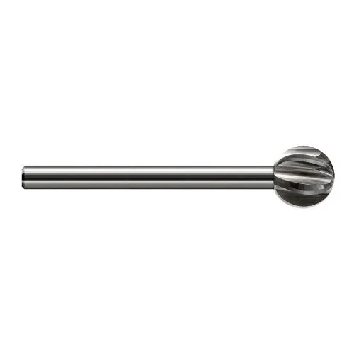 Harvey Tool 947448 | 300 Degree Sperical Ball 3/4" Diameter x 5/16" Shank x 0.7060" LOC x 5" OAL 6FL Uncoated Carbide Undercutting End Mill