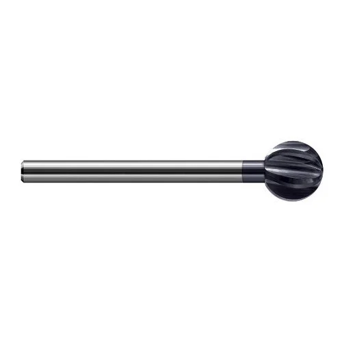 Harvey Tool 947448-C3 | 300 Degree Sperical Ball 3/4" Diameter x 5/16" Shank x 0.7060" LOC x 5" OAL 6FL AlTiN Coated Carbide Undercutting End Mill