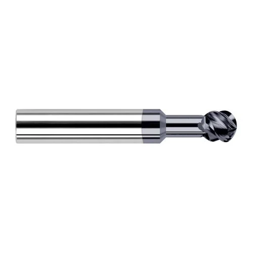 Harvey Tool 951178-C3 | 270 Degree Sperical Ball 5/64" Diameter x 1/8" Shank x 0.0670" LOC x 1-1/2" OAL 2FL AlTiN Coated Carbide Undercutting End Mill