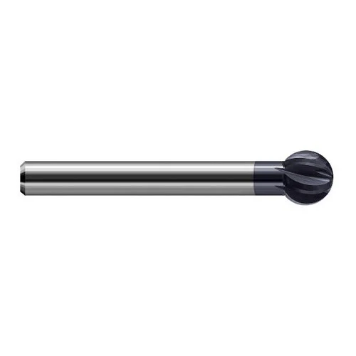 Harvey Tool 956124-C3 | 3/8" Diameter x 6.00mm Shank x 0.324" LOC x 3-1/2" OAL x 3/16" Radius 6 Flute AlTiN Coated Carbide Undercutting End Mill