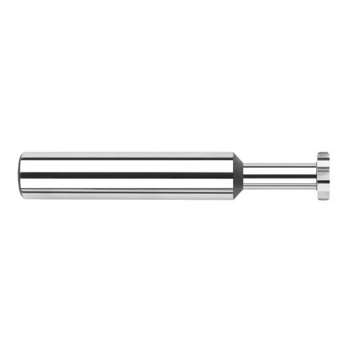 Harvey Tool 976050 | 1/2" Diameter x 3/32" Width x 1/2" Shank 0.0050" Corner Radus Uncoated Solid Carbide Straight Tooth Keyseat Cutter