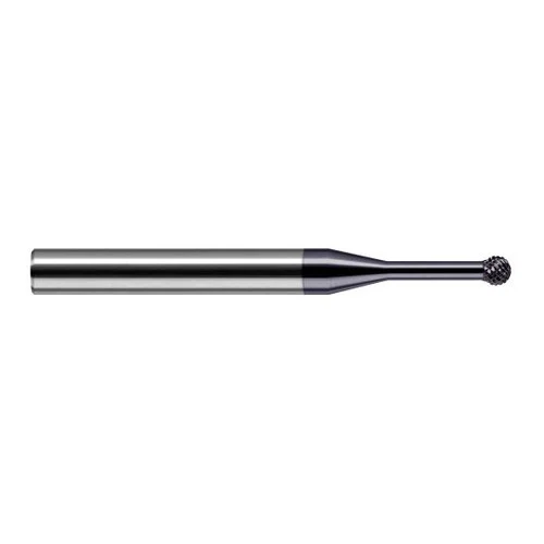 Harvey Tool 980562-C3 | 270 Degree Sperical Ball 1/16" Diameter x 1/8" Shank x 0.0530" LOC x 1-1/2" OAL FL AlTiN Coated Carbide Undercutting End Mill