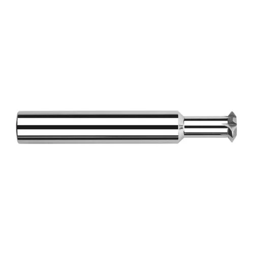 Harvey Tool 988624 | 3/8" Diameter x 0.1370" Cutting Width x 3/8" Shank 90 Degree Included Angle Shank Connection Uncoated Solid Carbide Double Angle Cutter