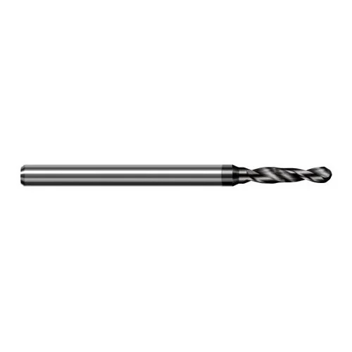 Harvey Tool DDA1406-C4 | 3.571mm Diameter x 6.000mm Shank x 75.000mm OAL 130 Degree Drill Point Amorphous Diamond Coated Solid Carbide Micro Drill Bit