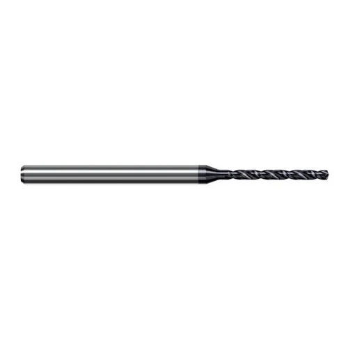 Harvey Tool DXT0787-C6 | 2.000mm Diameter x 4.000mm Shank x 63.000mm OAL 140 Degree Drill Point AlTiN Nano Coated Solid Carbide Micro Drill Bit