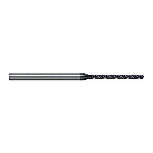 Harvey Tool EFG0468-C6 | 1.190mm Diameter x 3.000mm Shank x 63.000mm OAL 140 Degree Drill Point AlTiN Nano Coated Solid Carbide Micro Drill Bit