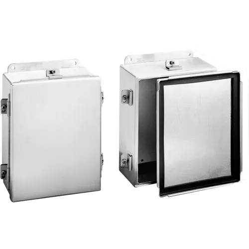 Hoffman A1412NFAL, Junction Box, Type 4X, Clamp Cover, 14.00x12.00x6.00