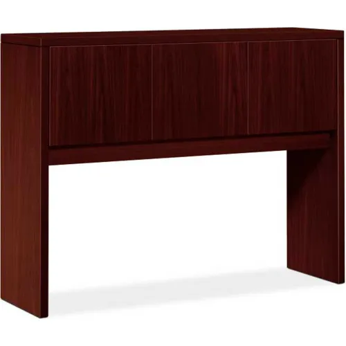 HON® Hutch with Doors - 48"W x 14-5/8D x 37-1/8H Mahogany - 10500 Series