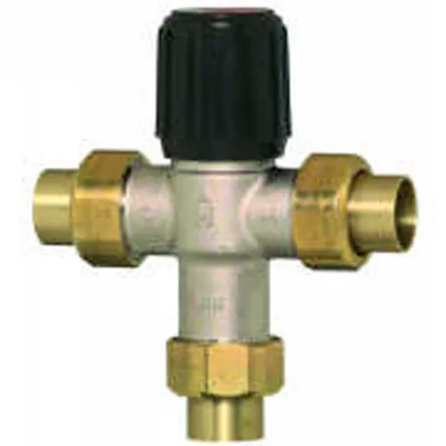 Honeywell AM-1 1070 Series 1/2" Union Sweat Lead Free Mixing Valve 70° F-120F°