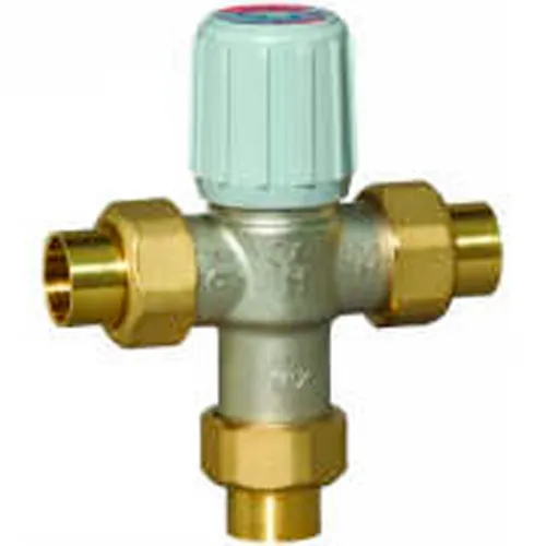 Honeywell AM-1 Series 1" Union Sweat Lead Free Mixing Valve 70° F-145F°