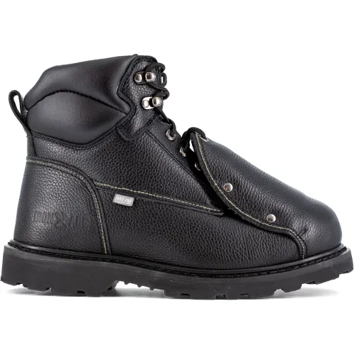 Iron Age® IA5016 Men's 6" Met Guard Work Boot, Black, Size 9.5 W