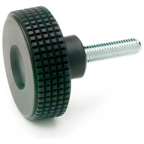 J.W. Winco EN4534 Softline Knurled Knob, 3/8"-16, 1.25", 4534-2.13-3/8X16-1.25