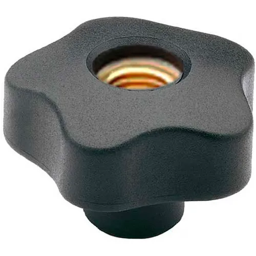 J.W. Winco EN5337.2 Five Lobed Knob, 3/8"-16, 2.48"(63)