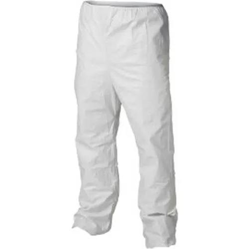 KeyGuard® Pants, Elastic Waist, Open Cuff, White, 3XL, 50/Case