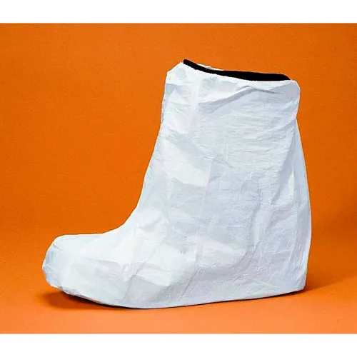 Laminated Polypropylene Boot Covers, White, Large, 100 Pairs/Case