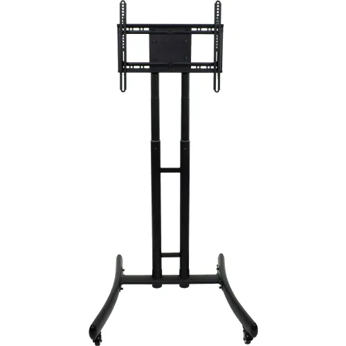 Luxor Adjustable Height Rolling TV Stand For 32"-70" TVs, Black