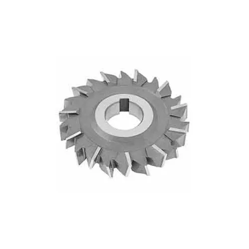 Made in USA Cobalt Staggered Tooth Side Milling Cutter 4" Dia X 7/8" Width 1-1/4" Arbor