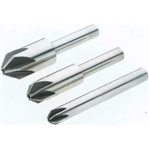 Made in USA HSS 6 Flute Chatterless Countersink Set 90° 1/4" - 3/4"