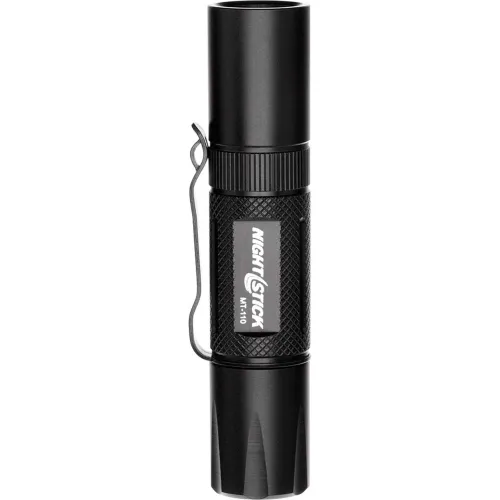 Nightstick Metal Mini-TAC Flashlight - 1 AA - Black - Pkg Qty 4