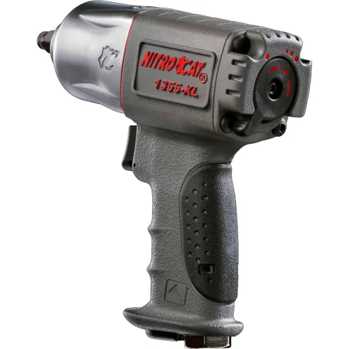 Nitrocat Twin Hammer Air Impact Wrench, 3/8" Drive Size, 700 Max Torque