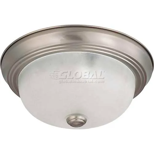 Nuvo 60/3261, 2 Light-Ceiling-Flush Mount, Frosted White, 11.375"W X 4.875"H