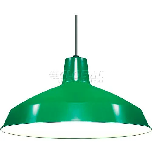Nuvo 76/660, 1 Light-Pendant, Warehouse, Green, 16"W X 8.125"H