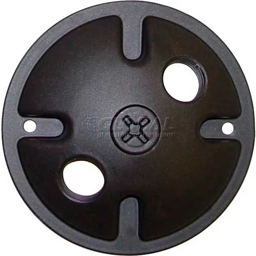 Nuvo 76/666, 2 Light-Mounting Plate, Dark Bronze, 4.5"W X 1"H