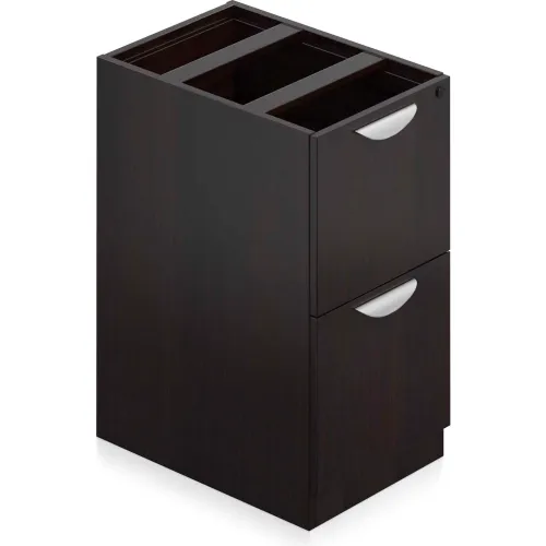 Offices To Go™ 2 Drawer Pedestal in Espresso - Executive Modular Furniture
