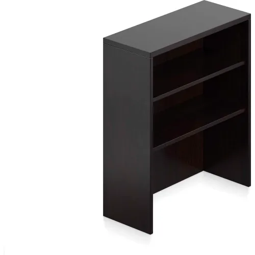 Offices To Go™ - Hutch Bookcase - 36"W x 15"D x 36"H - Espresso