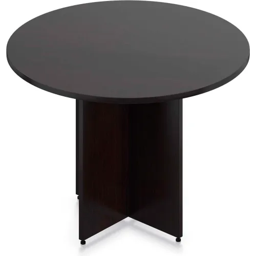 Offices To Go™ Round Conference Table - 42" - Espresso