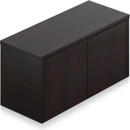 Offices To Go™ - Wall Mounted Cabinet, 36"W x 15"D x 17"H Espresso