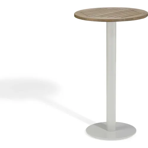 Oxford Garden® Travira 24" Outdoor Bar Table - Tekwood Vintage