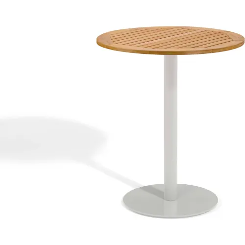 Oxford Garden® Travira 36" Outdoor Bar Table - Tekwood Natural